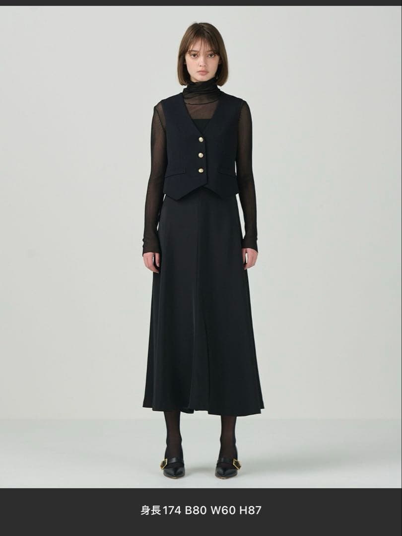 GRACE CONTINENTAL ワンピース　ドレス　ブラック