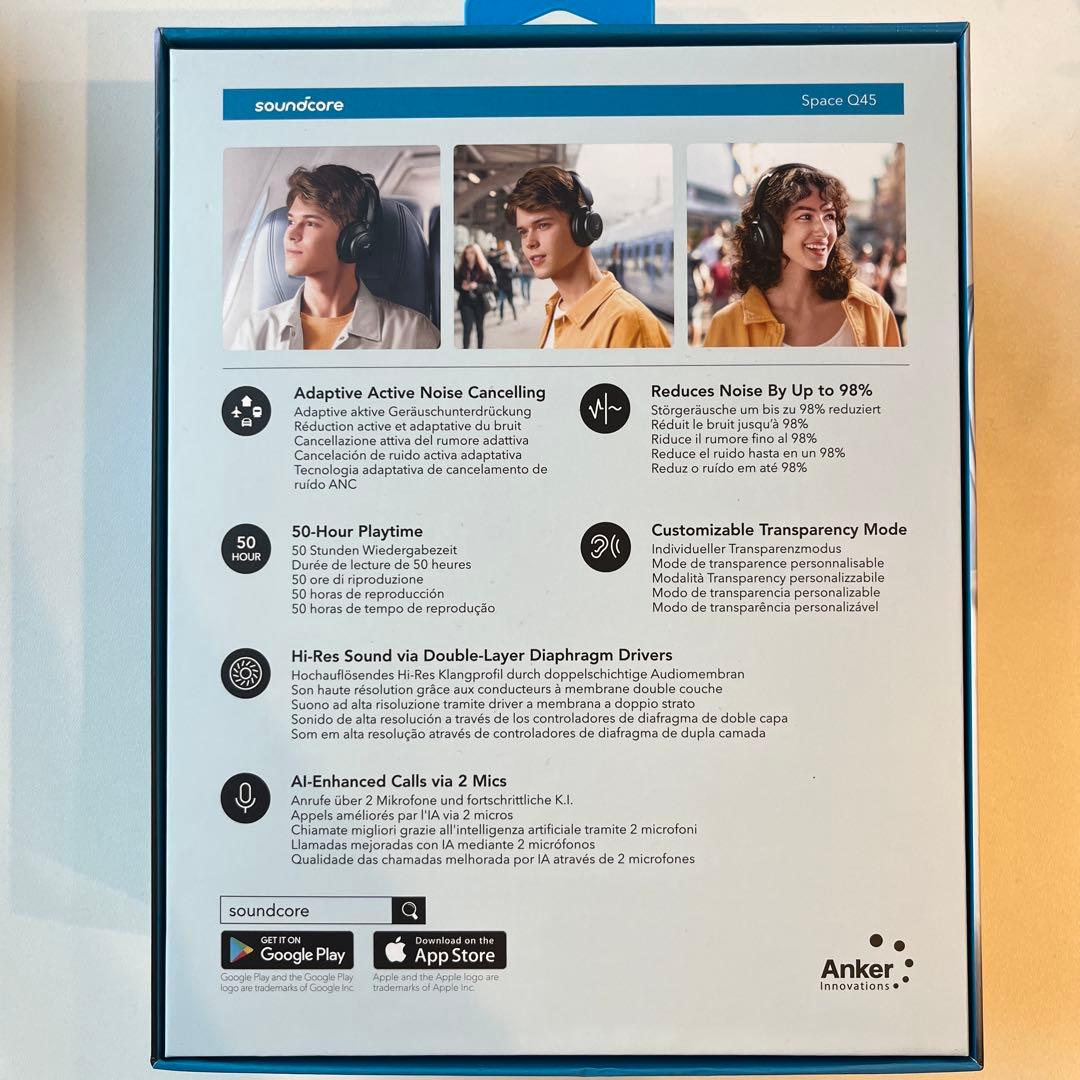 Soundcore Space Q45 ワイヤレスヘッドホン