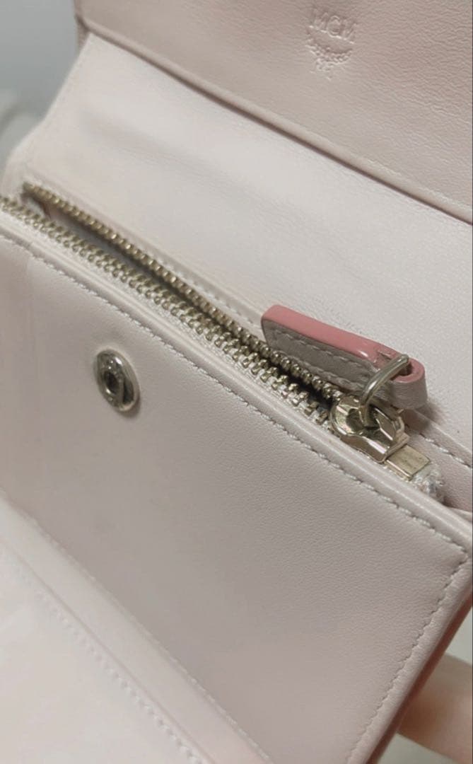 【激レア廃盤】MCM パウダーピンク 3つ折り財布