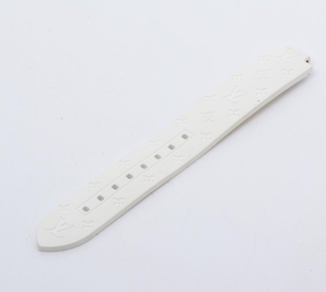 ルイヴィトン　バンド　時計　白　美品