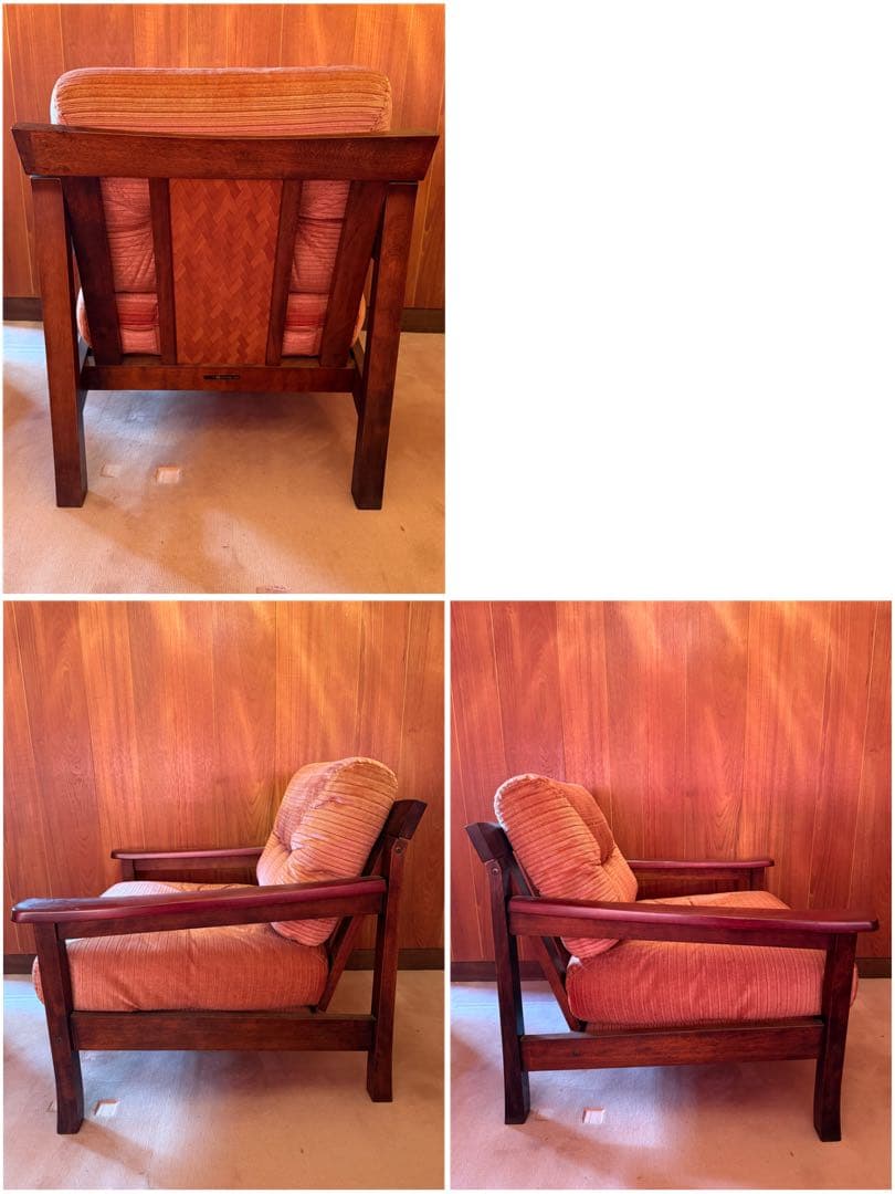 【O-2115】モリシゲ家具 応接セット 3人掛け 1人掛け センターテーブル