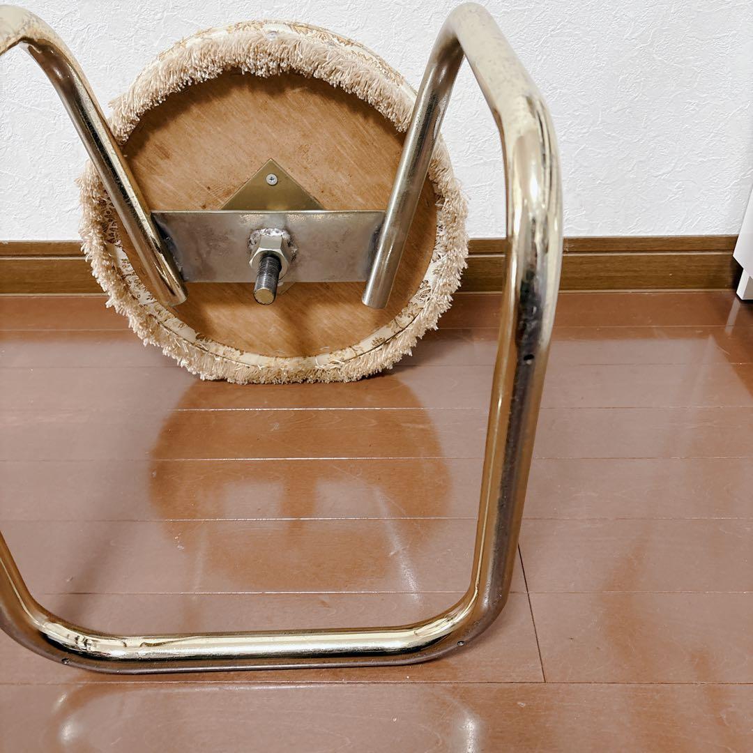 アンティーク調　スツール　ヴィンテージ　レトロモダン　70's 丸椅子