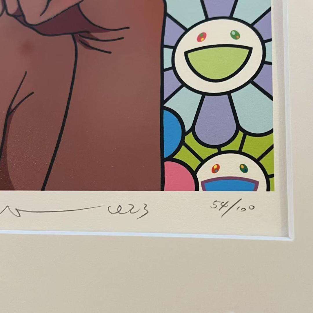 村上隆 版画 サイン入り 南の島の女の子 mebae × kaikaikiki