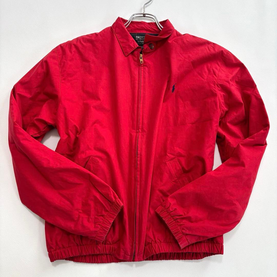 ポロバイラルフローレン ブルゾン XLサイズ チェック柄 ポニー刺繍 USA製