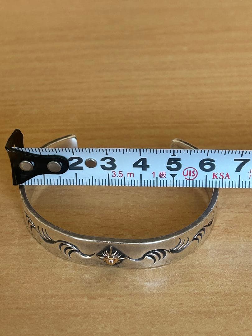 ARIZONAFREEDOM バングル 太陽神 K18 銀金 B-18b