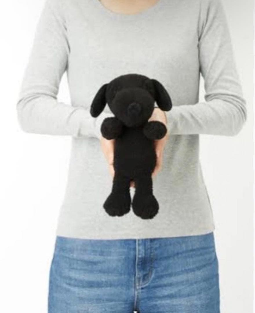 KAWS × UNIQLO コラボ スヌーピー ぬいぐるみ 黒 S M セット