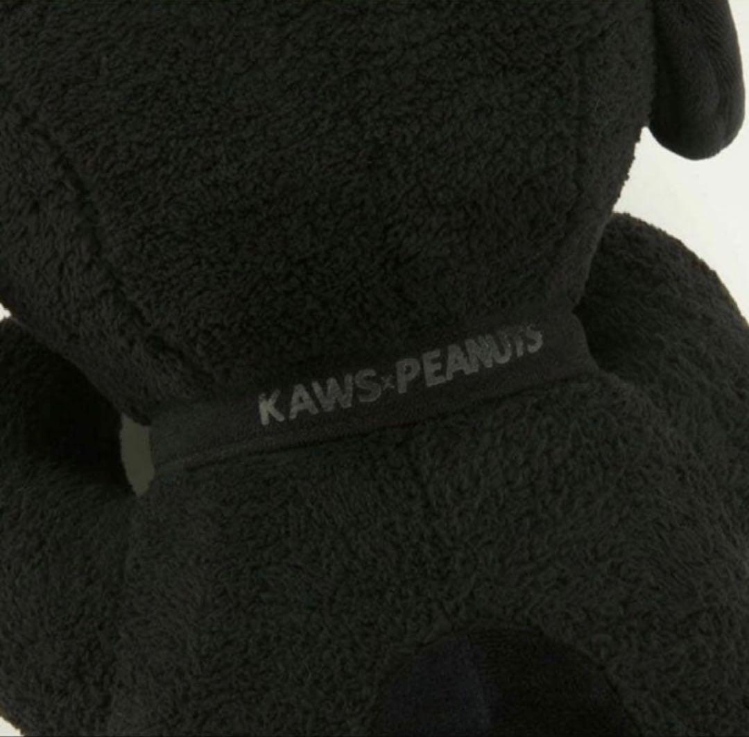 KAWS × UNIQLO コラボ スヌーピー ぬいぐるみ 黒 S M セット