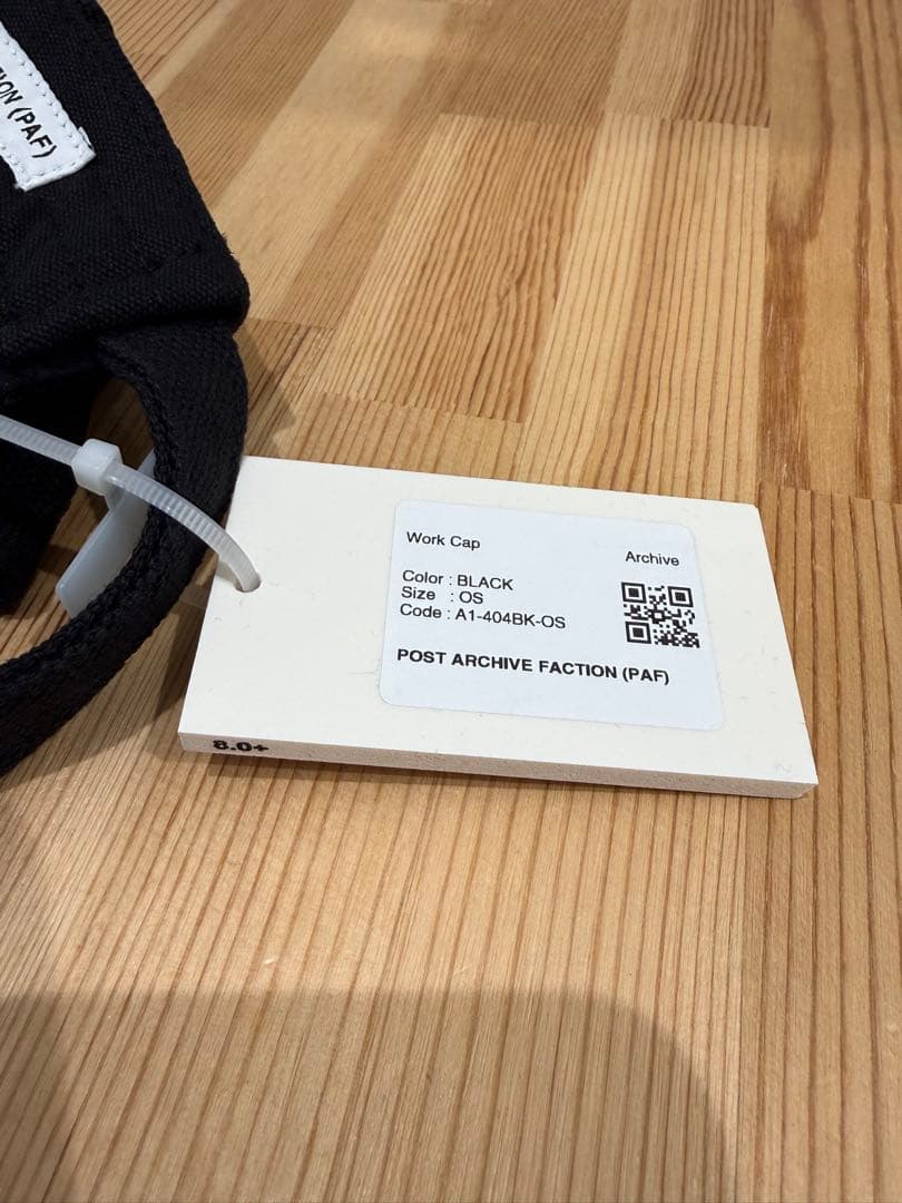 帽子 POST ARCHIVE FACTION (PAF) 8.0 WORK CAP