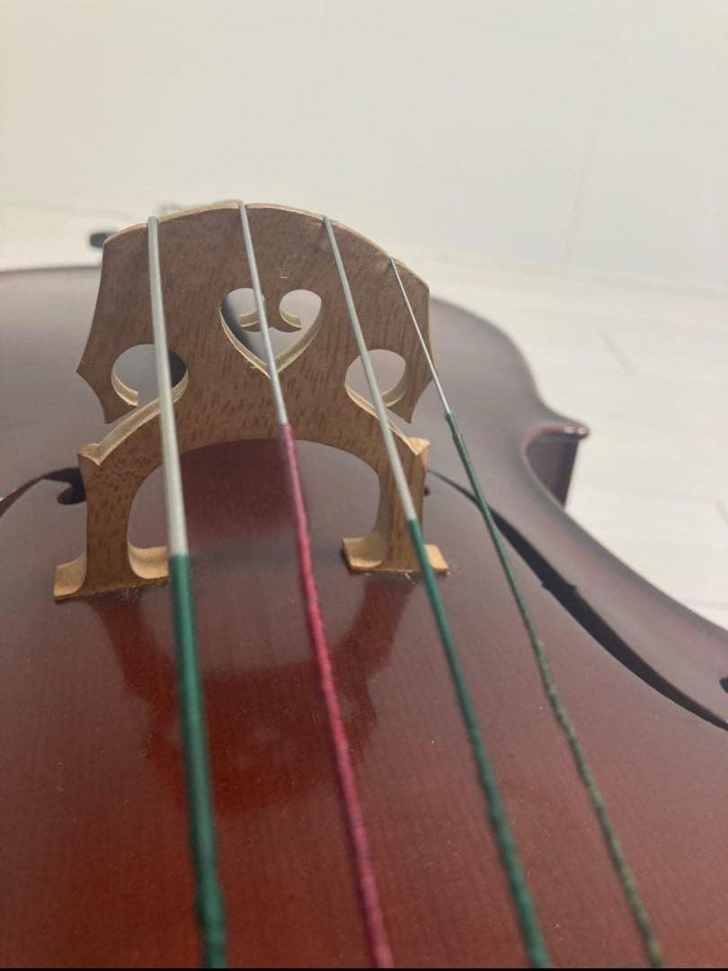 美品】ドイツ製チェロ　Gerhard Reinel 3/4 ソフトケース•弓付き