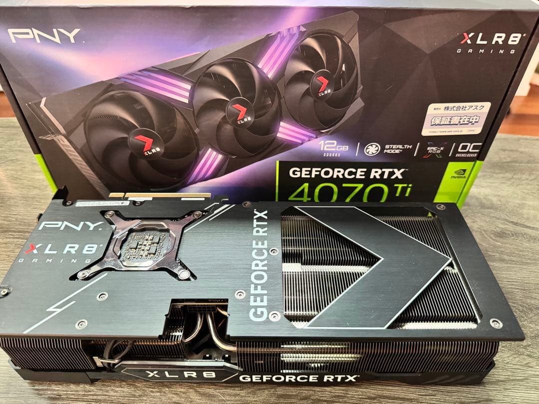 グラフィックボード・グラボ・ビデオカード PNY GeForce RTX 4070 Ti 12GB