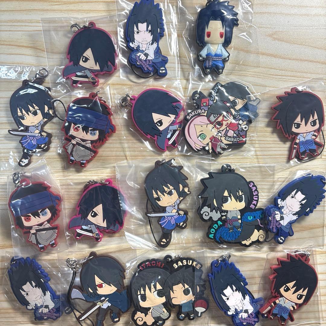 NARUTO ナルト　うちはサスケ　うちはイタチ　ラバスト　18点セット