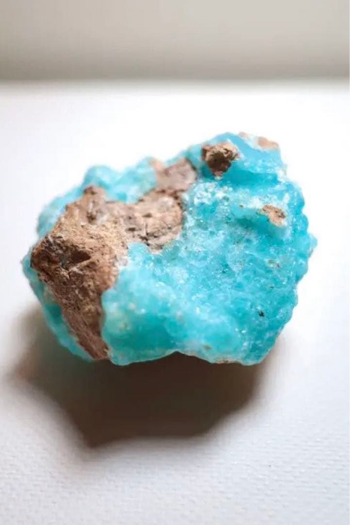 希少 コンゴ Mfouati鉱山 ブルーヘミモルファイト　鉱物標本　原石　結晶