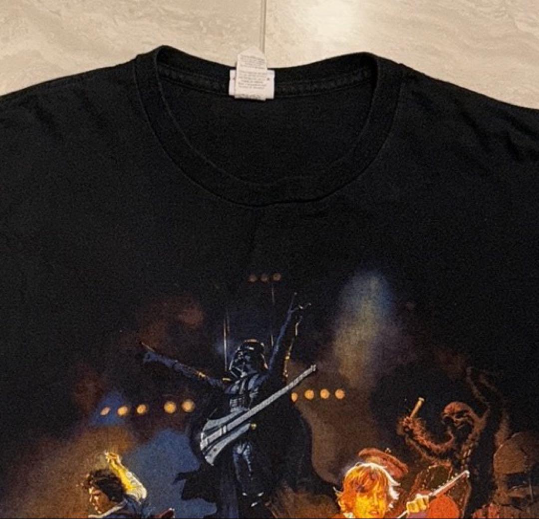 【激レア】STAR WARS スター・ウォーズ バンド Tシャツ 黒 大きめ