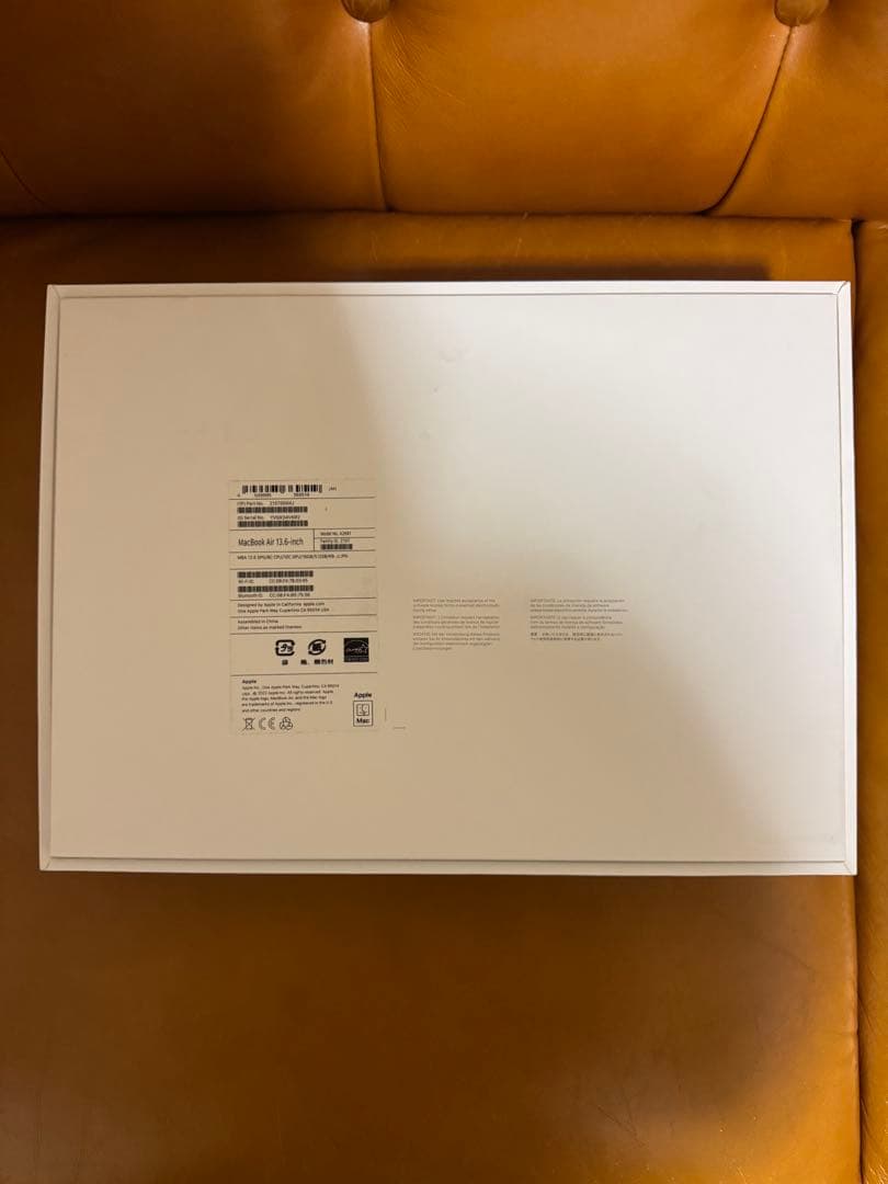 【保証有】MacBookAir M2 13インチ 16GB/512GB