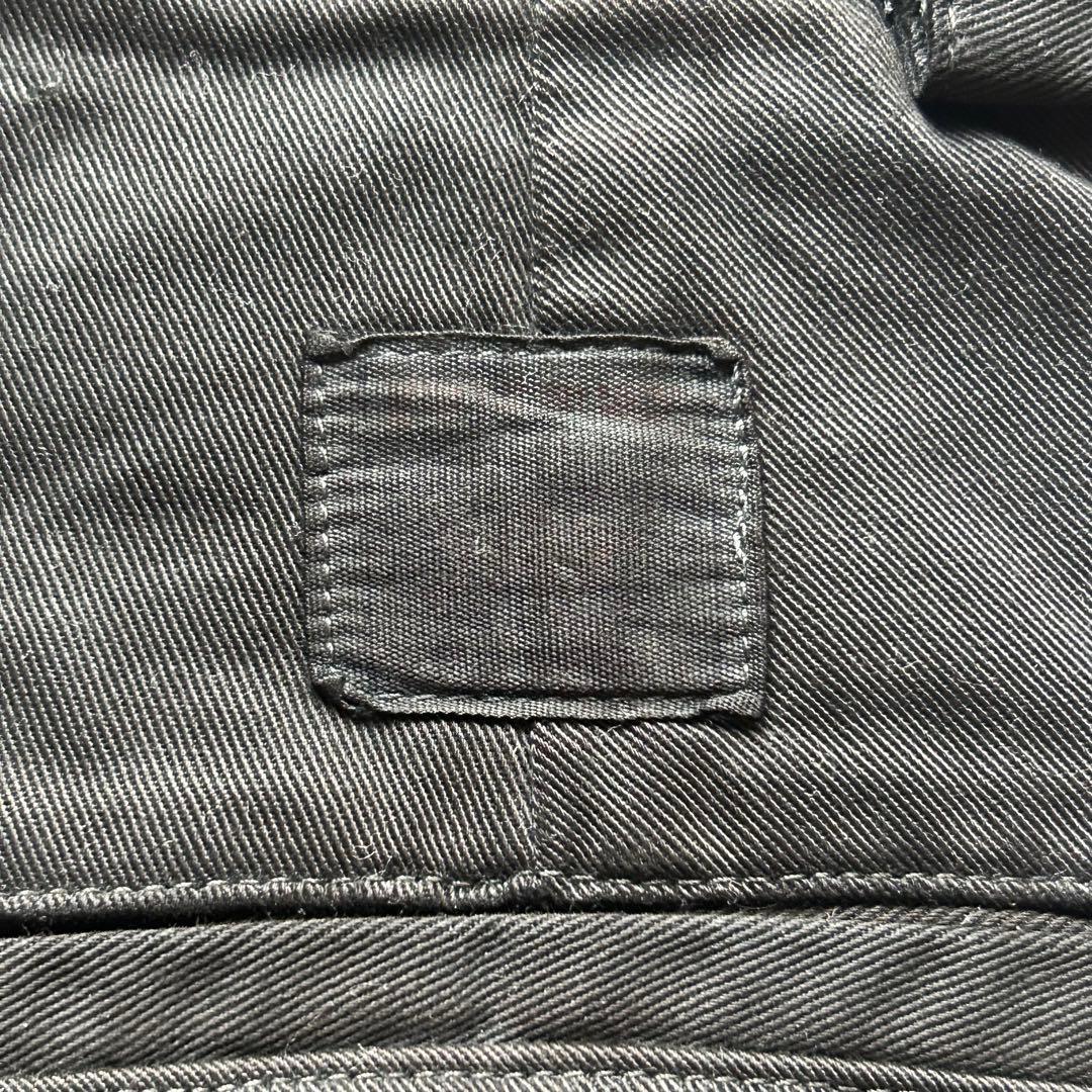 【最初期タグ】80s90sポロチノ USA製 ブラック ２タック 36×32