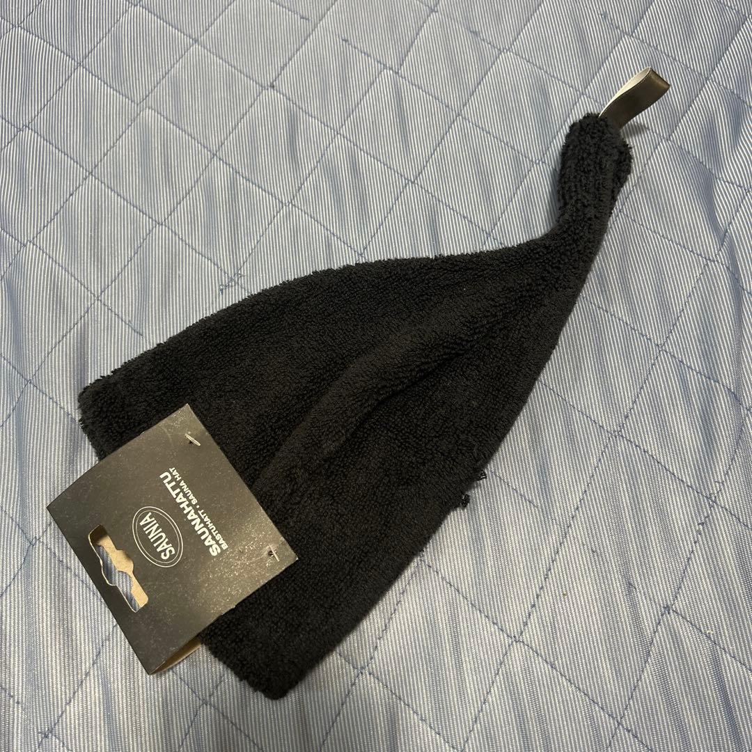 【新品未使用】サウナハット　SAUNIA フィンランド　北欧　万博　フリーサイズ