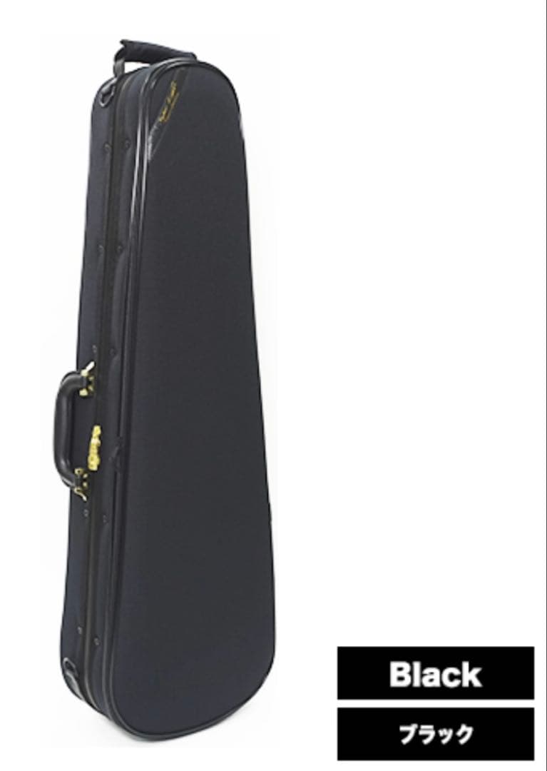 スーパーライト バイオリンケース シェイプト　(三角)型 ブラック