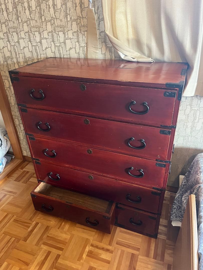 そ*豆様 和ダンス　和家具 アンティーク レトロ 時代箪笥 和箪笥