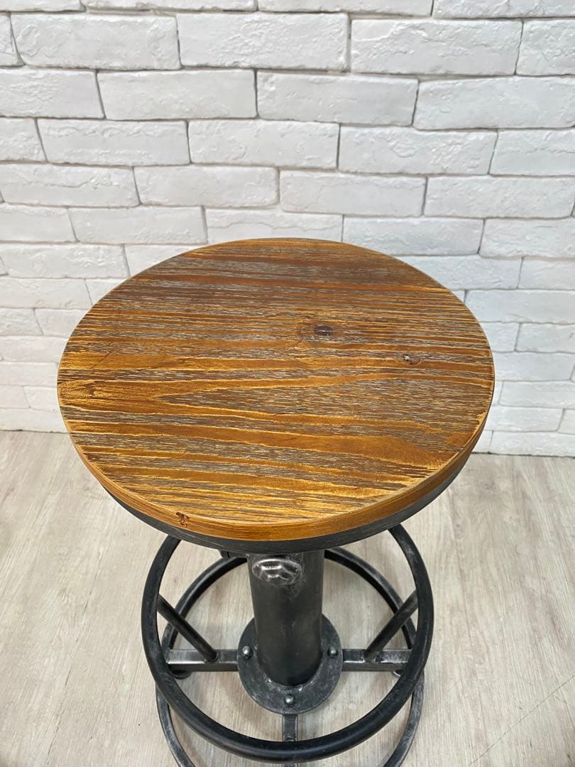 ⭐️【全国送料無料】定価5万円　ほぼ新品　 インダストリアル バースツール チェア