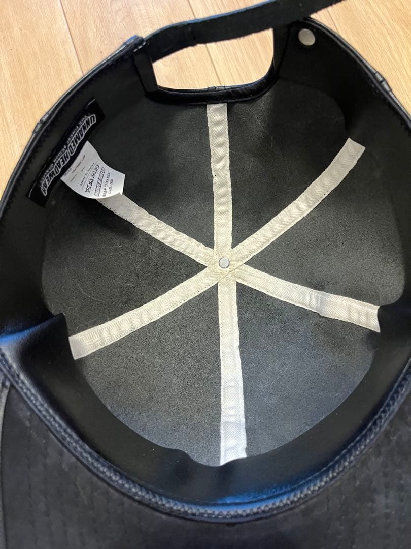 UNNAMED HEADWEAR レザーキャップ 栃木レザー 日本製 ブラック