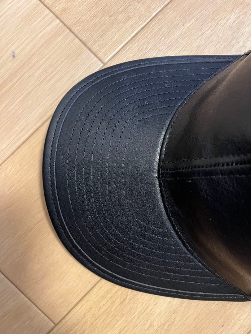 UNNAMED HEADWEAR レザーキャップ 栃木レザー 日本製 ブラック