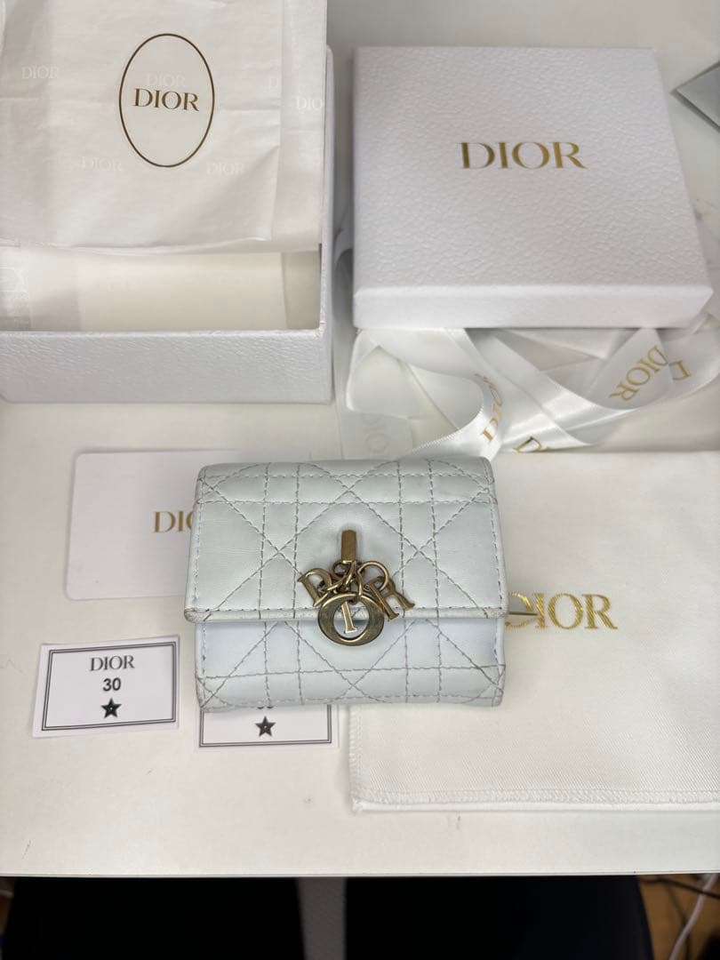 【日本限定】Dior My Dior Hibiscus Lジップウォレットブルー