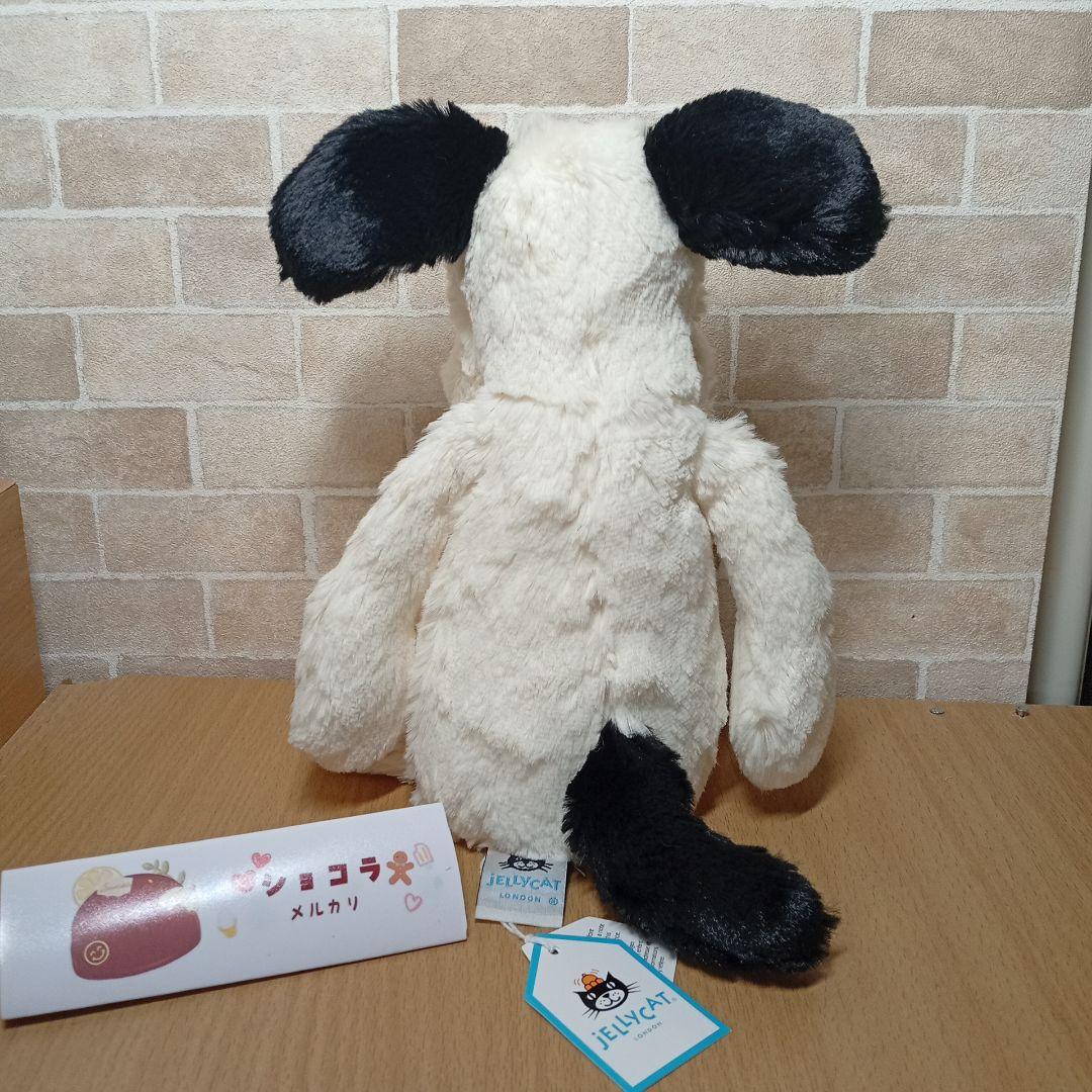  Black&Cream Puppy M 犬 ぬいぐるみ ドッグ