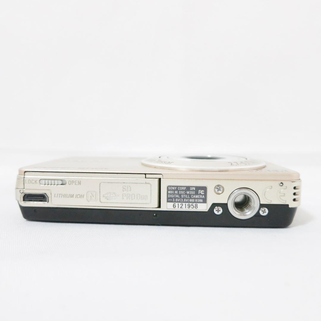 SONY Cyber-shot DSC-W350 ゴールド デジタルカメラ