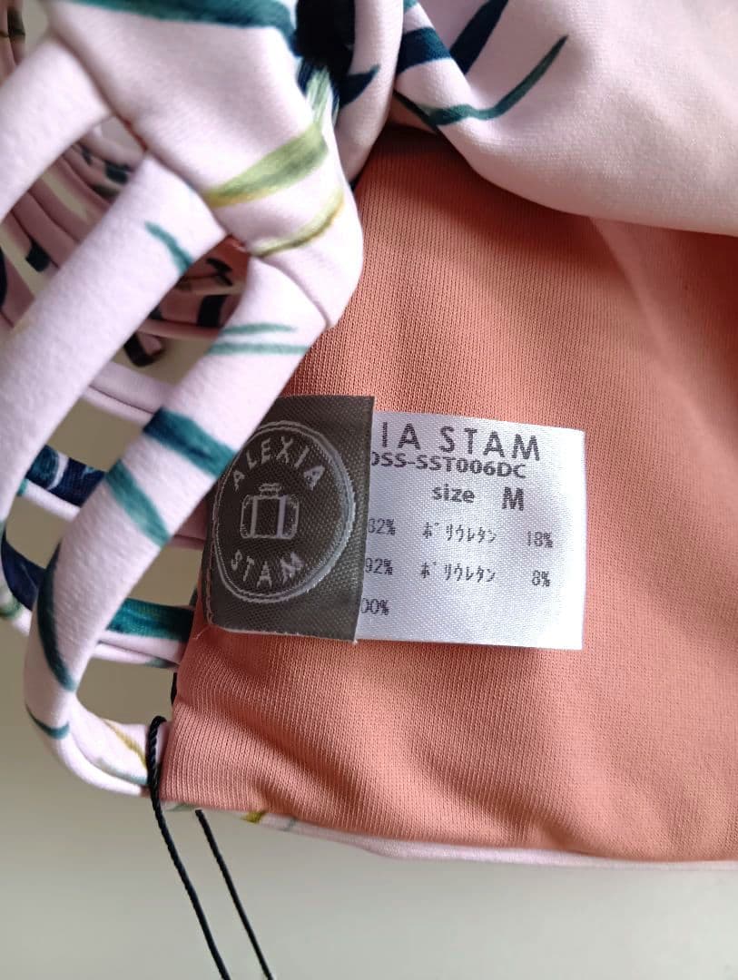 [未使用品] ALEXIA STAM アリシアスタン 水着 トップ M