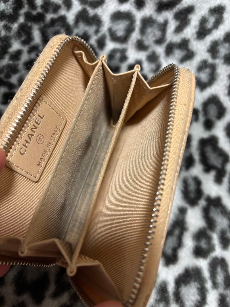 CHANEL ベージュ ケース 保存袋付き
