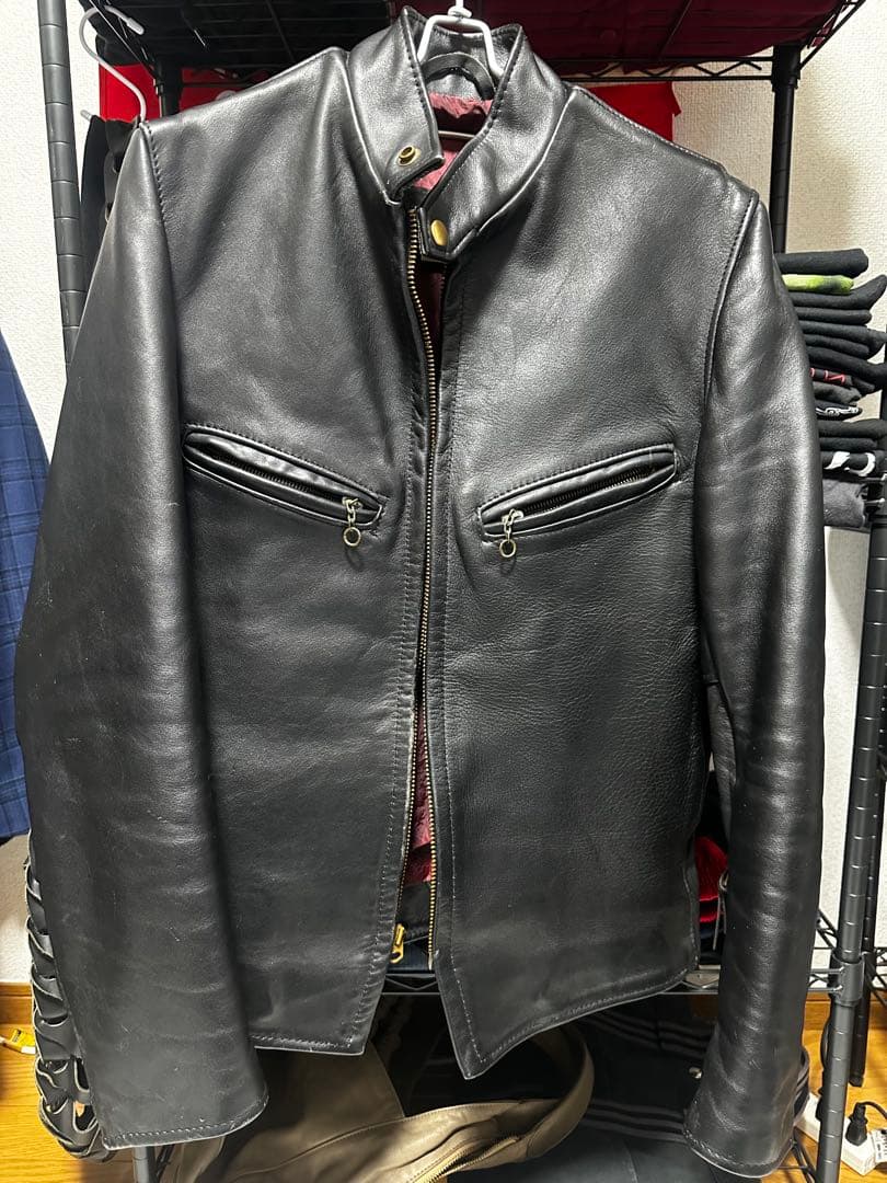 状態良Zip要交換Schott 641xx 32 サボテンタグ 90s 別注復刻