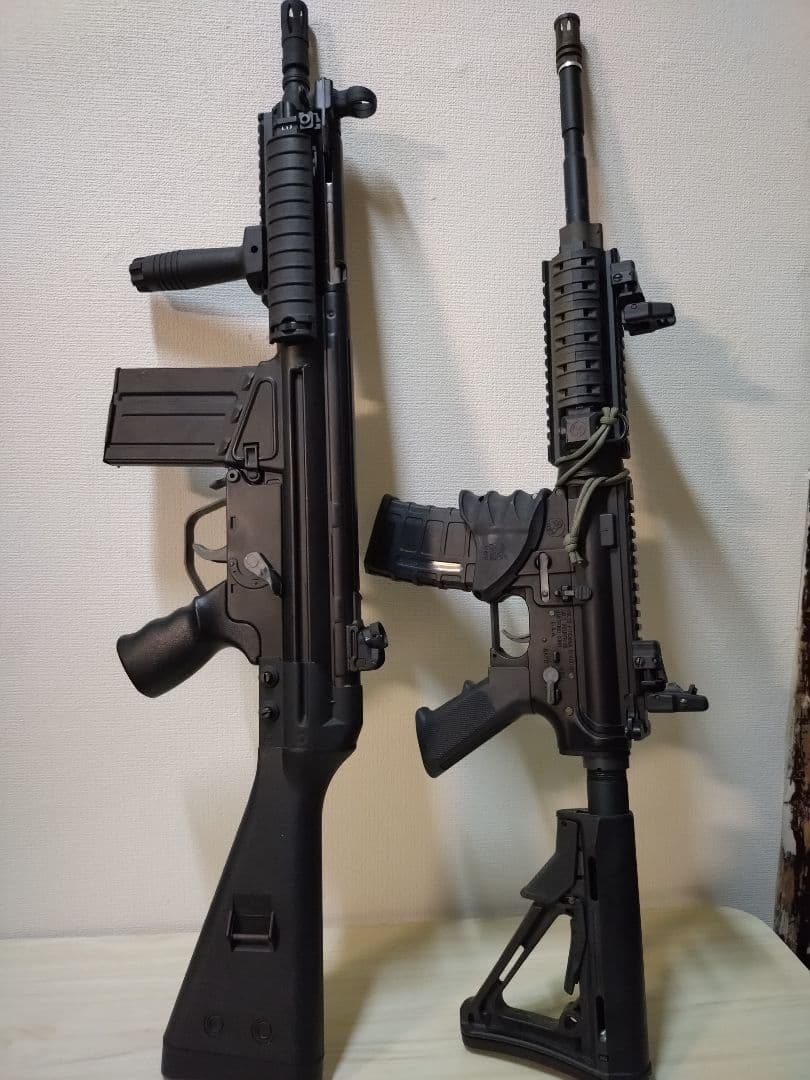 東京マルイ 電動ガン G3MC51カスタムとM4