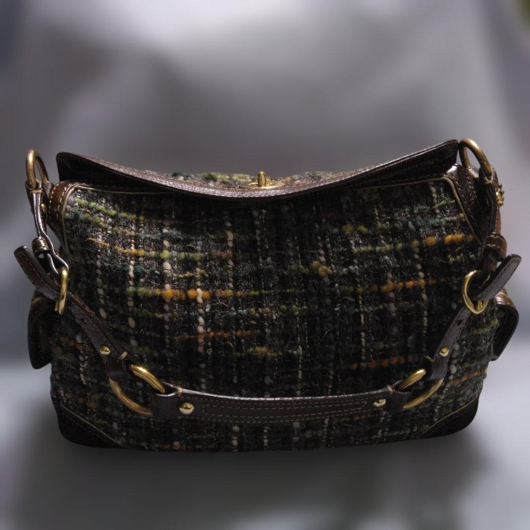 専用:COACH ツイード ショルダーバッグ