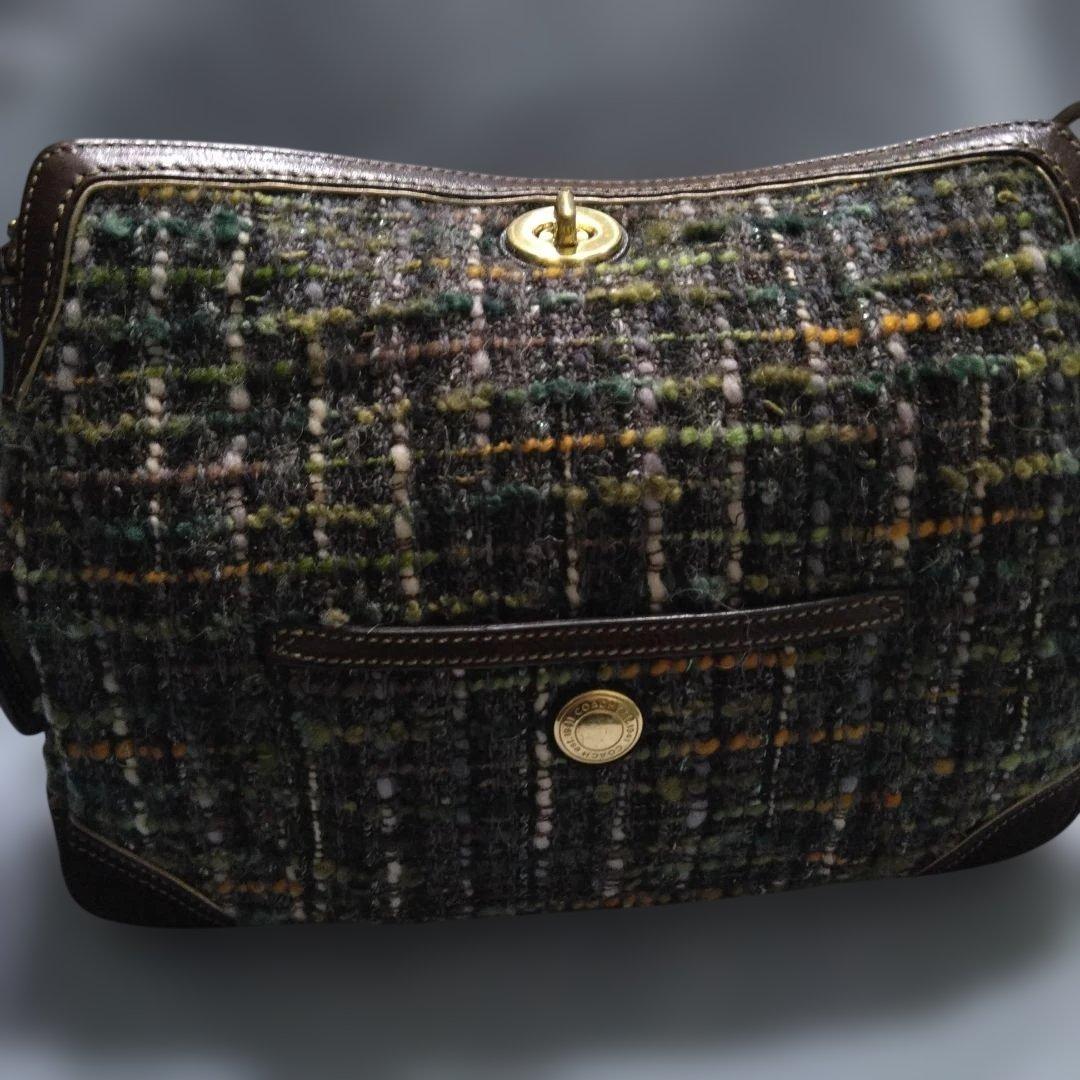 専用:COACH ツイード ショルダーバッグ