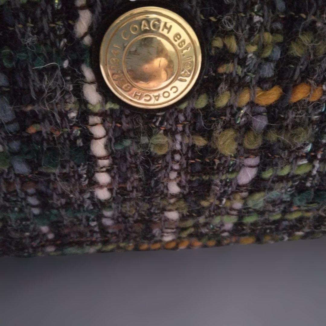 専用:COACH ツイード ショルダーバッグ