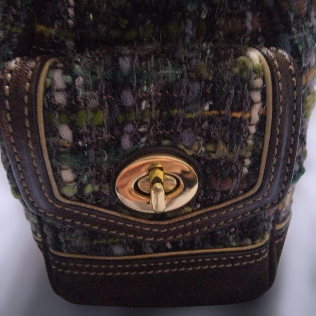 専用:COACH ツイード ショルダーバッグ