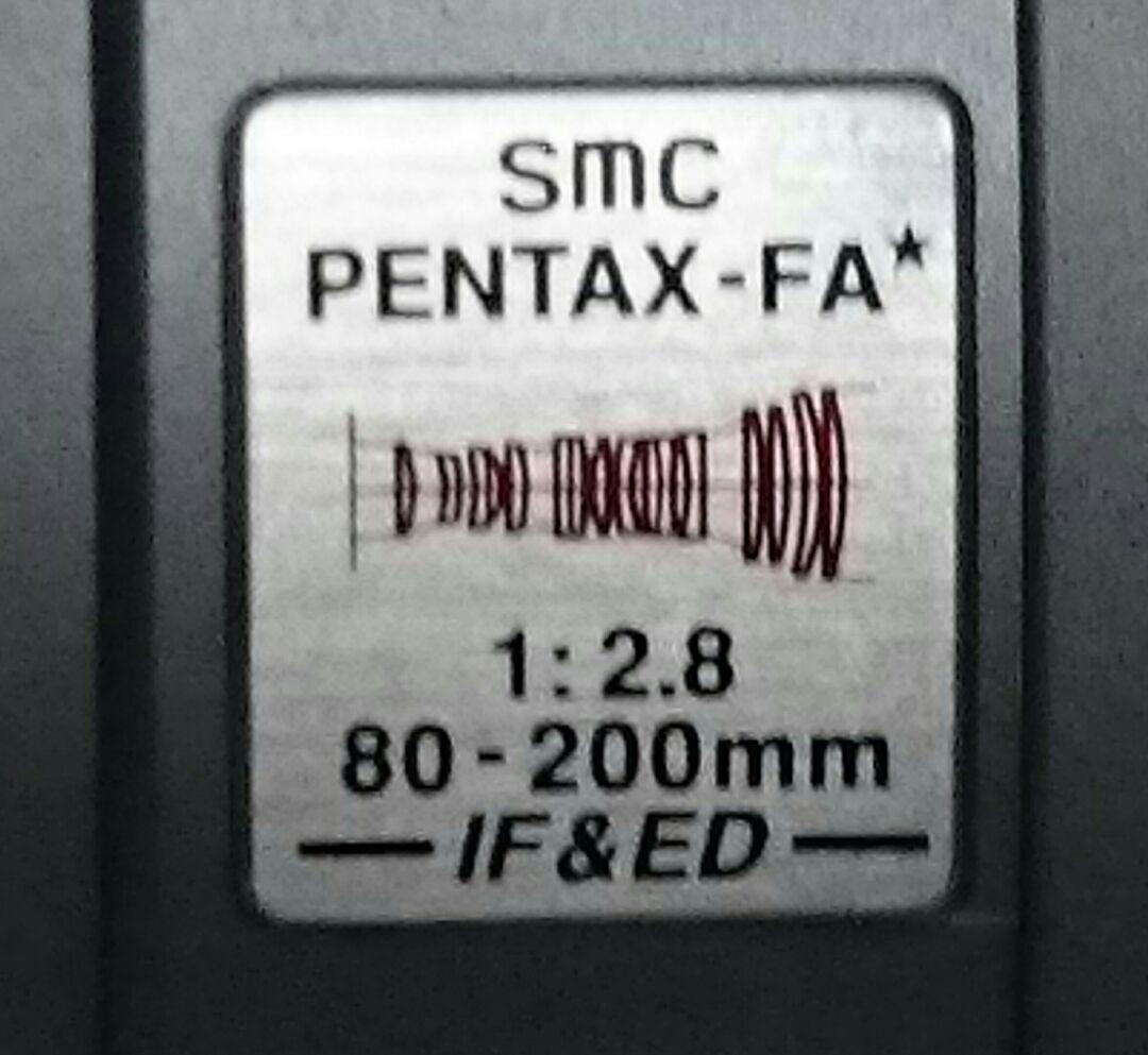 ペンタックス FA 80-200 F2,8
