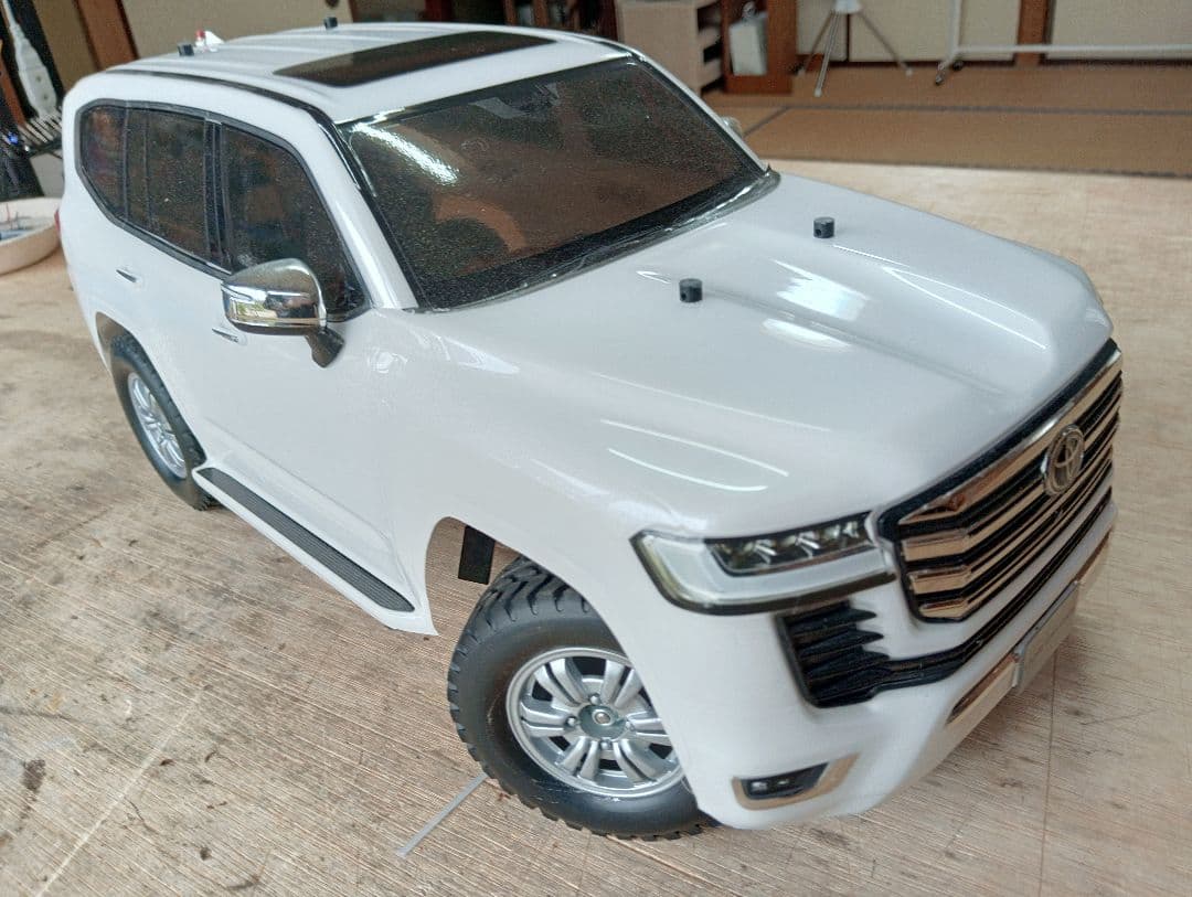 メカ付 タミヤ トヨタ ランドクルーザー 300 CC-02シャーシ ラジコン