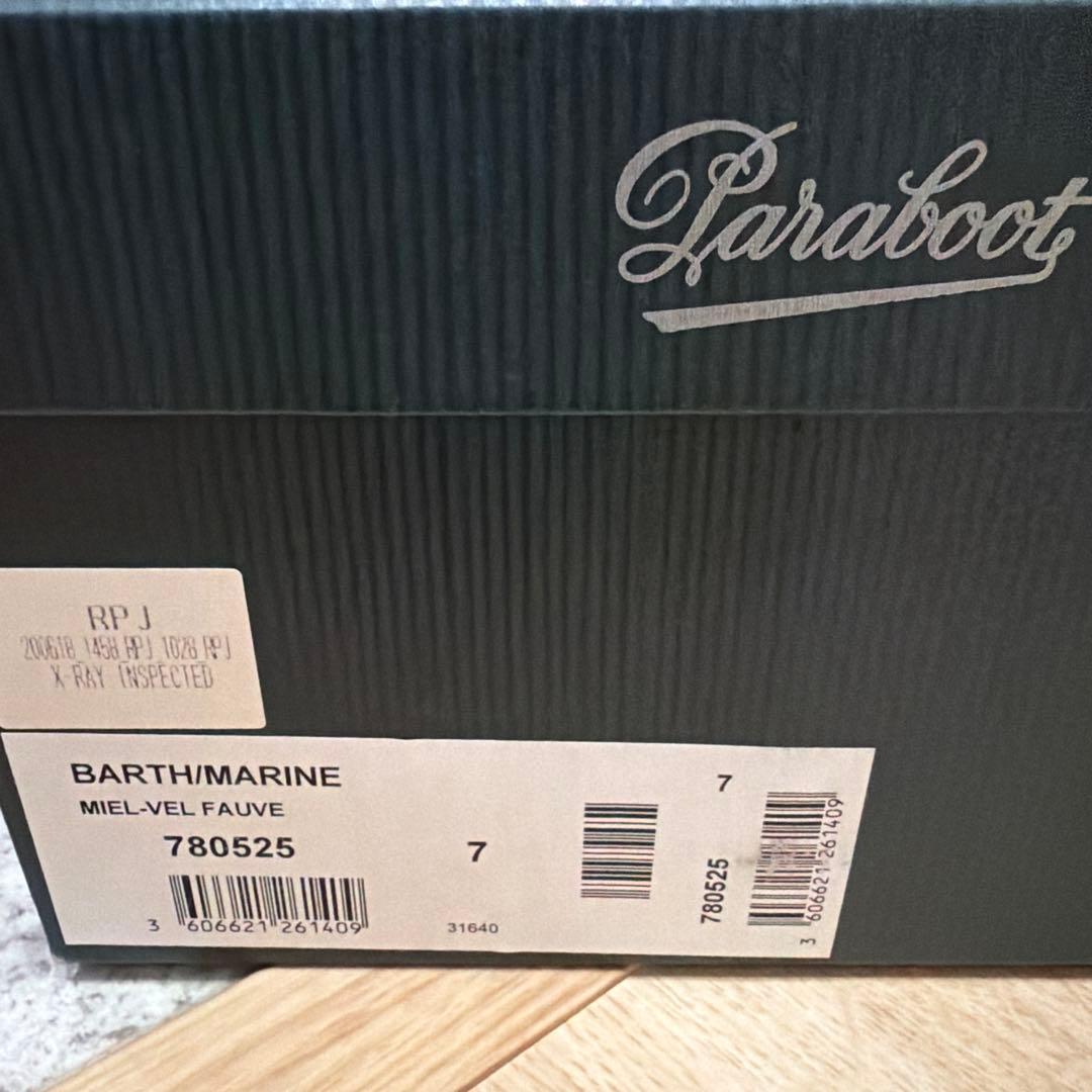 Paraboot BARTH/MARINE 7 ブラウンモカシン