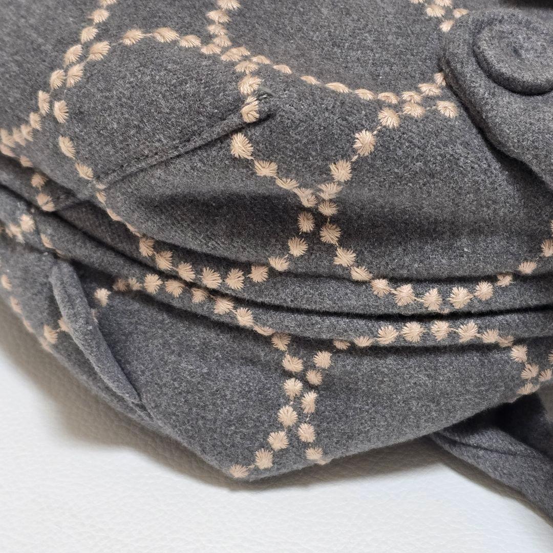 タグ付き ミナペルホネン マトカ バッグ タンバリン グレー ua9928