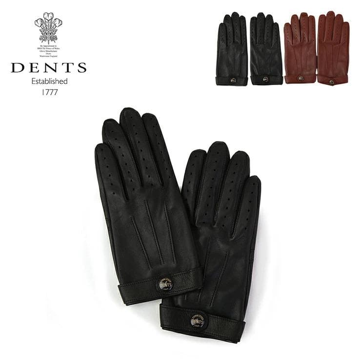 美品 デンツ ヘアシープ グローブ Fleming 15-1007 黒 Sサイズ