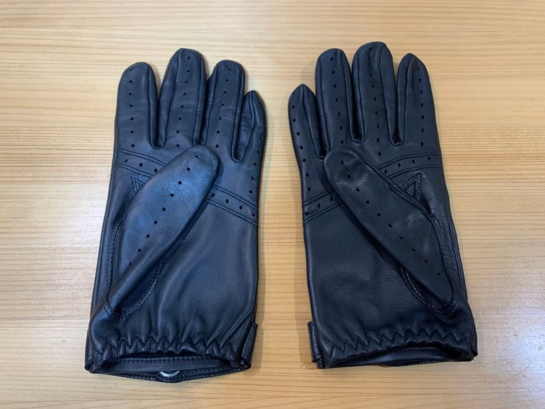 美品 デンツ ヘアシープ グローブ Fleming 15-1007 黒 Sサイズ