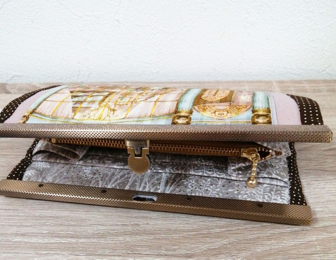 文鎮長財布、フタ付きポーチ2点のオーダー