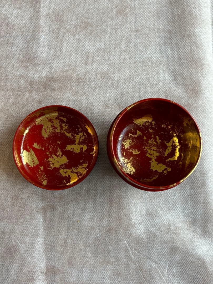 茶道具 而妙斎好 唐松蒔絵 一閑　大棗　一峰