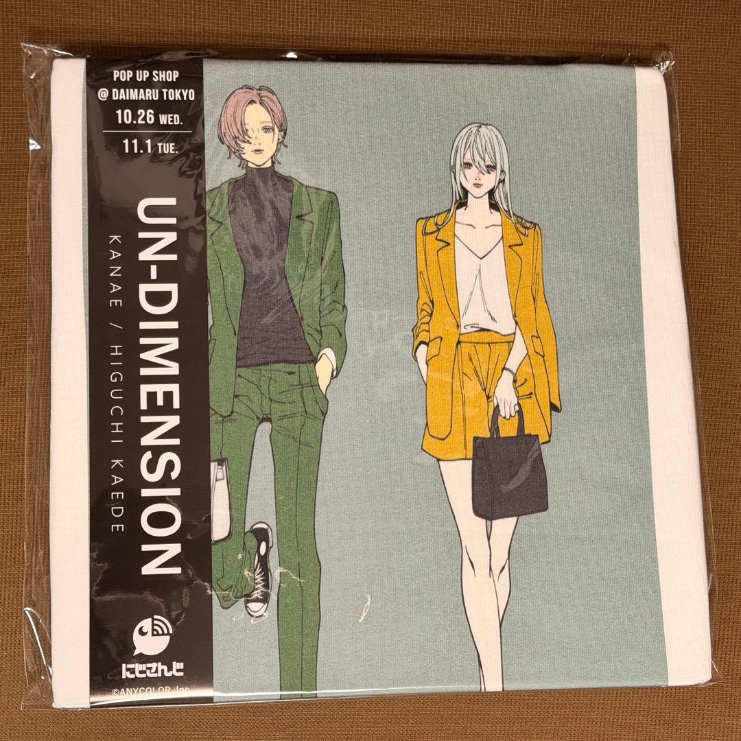 UN-DIMENSION 樋口楓 叶 バックプリント Tシャツ Lサイズ