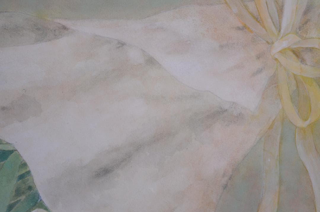 【作品名 「花束」 岩絵の具 日本画】東山魁夷の流派