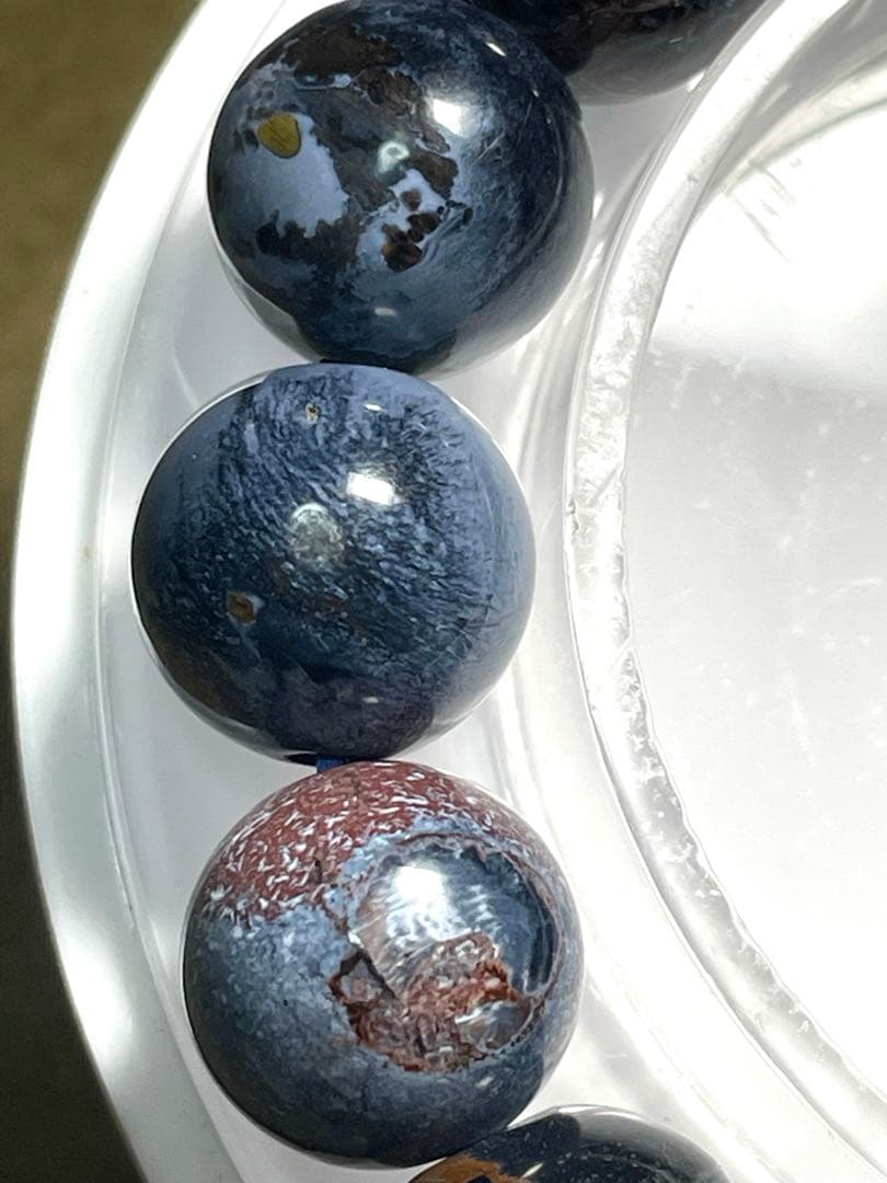 【新入荷】ブルーピーターサイトブレス約12㎜（新品未使用）ナミビア産　高品質