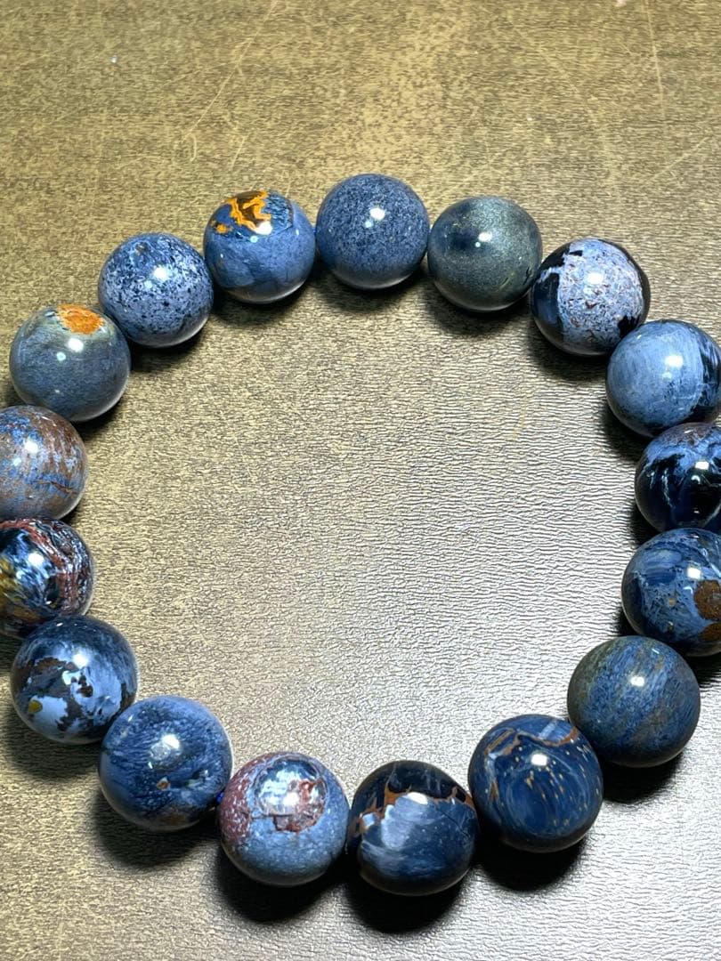 【新入荷】ブルーピーターサイトブレス約12㎜（新品未使用）ナミビア産　高品質