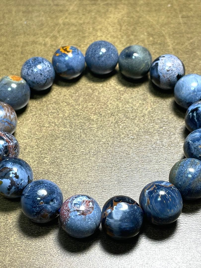 【新入荷】ブルーピーターサイトブレス約12㎜（新品未使用）ナミビア産　高品質