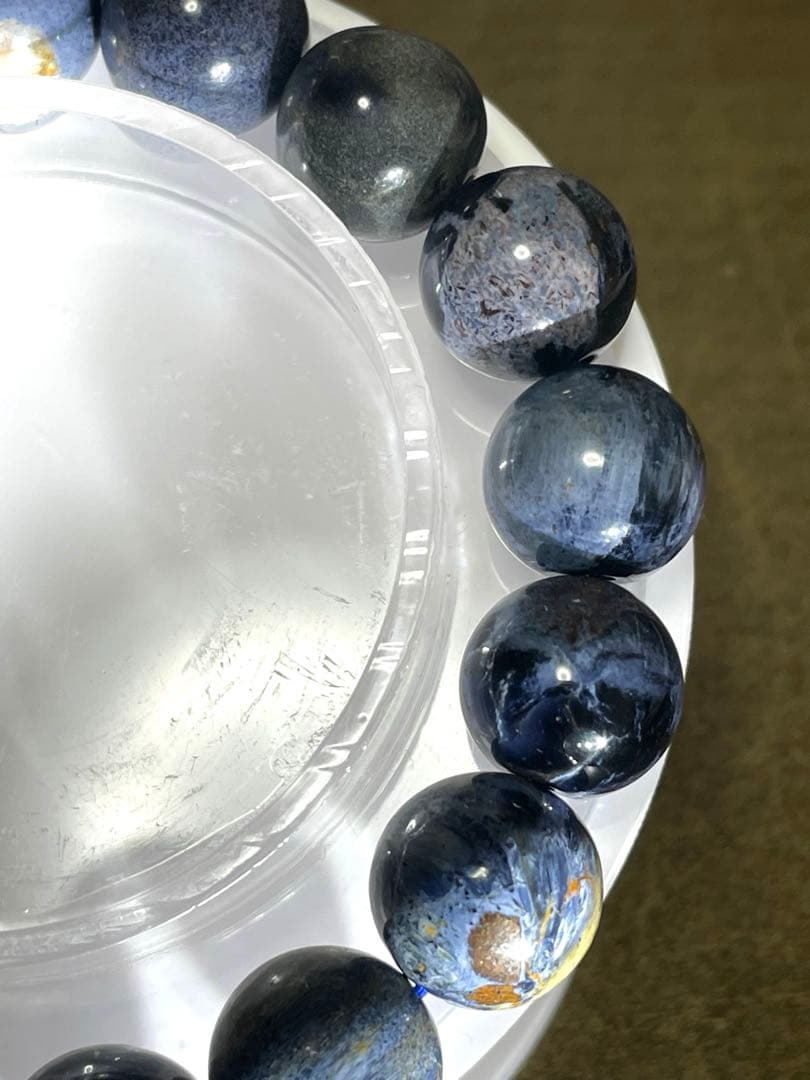 【新入荷】ブルーピーターサイトブレス約12㎜（新品未使用）ナミビア産　高品質